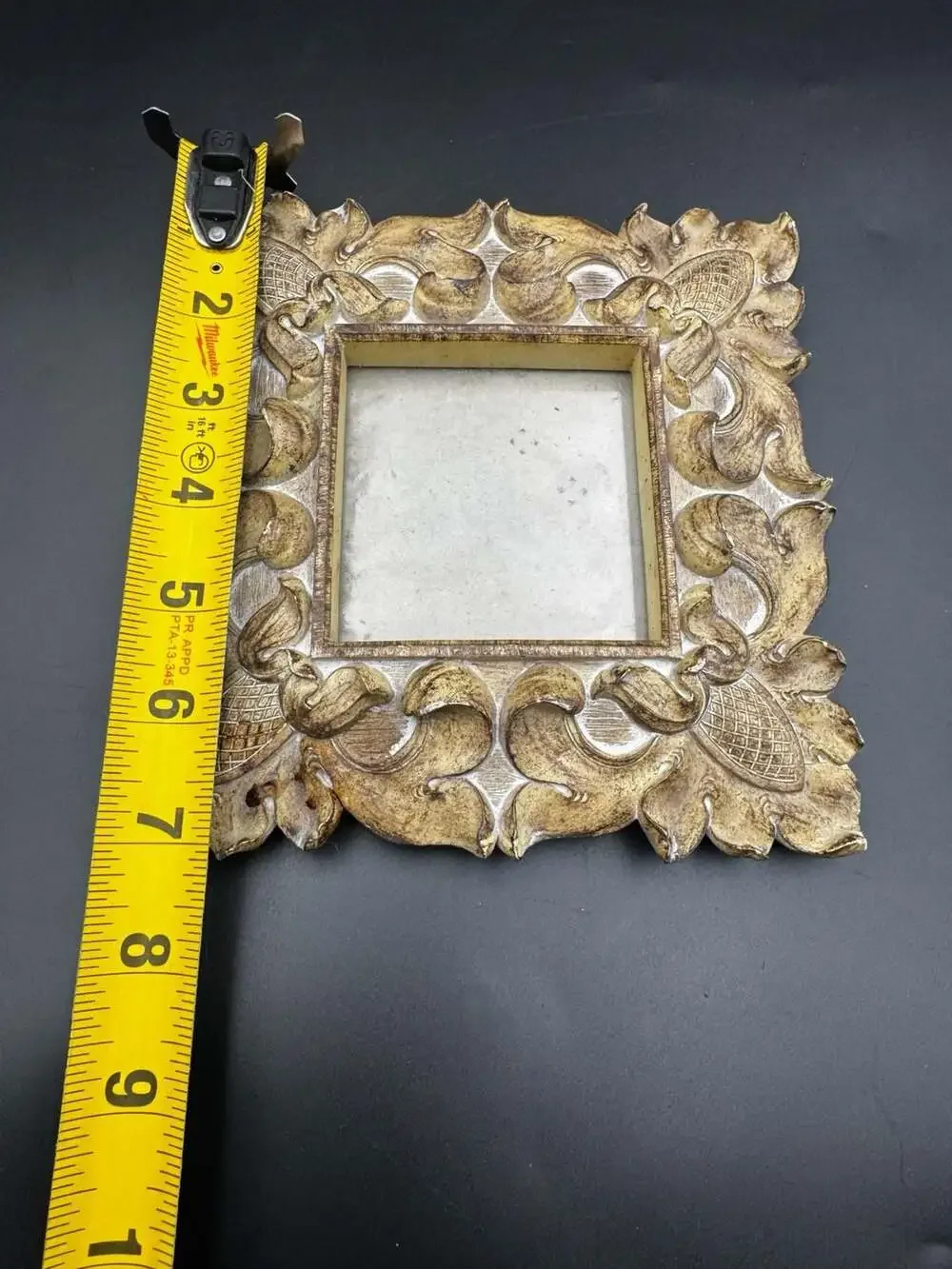 Ornate Baroque Style Square Picture Frame 6x6 Inch